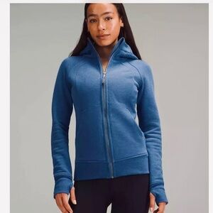 Lululemon Athletica Navy Zip-Up Hoodie size 4